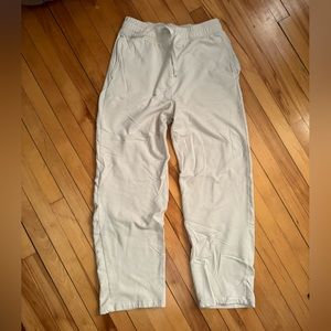 Cream glyder size small sweatpants